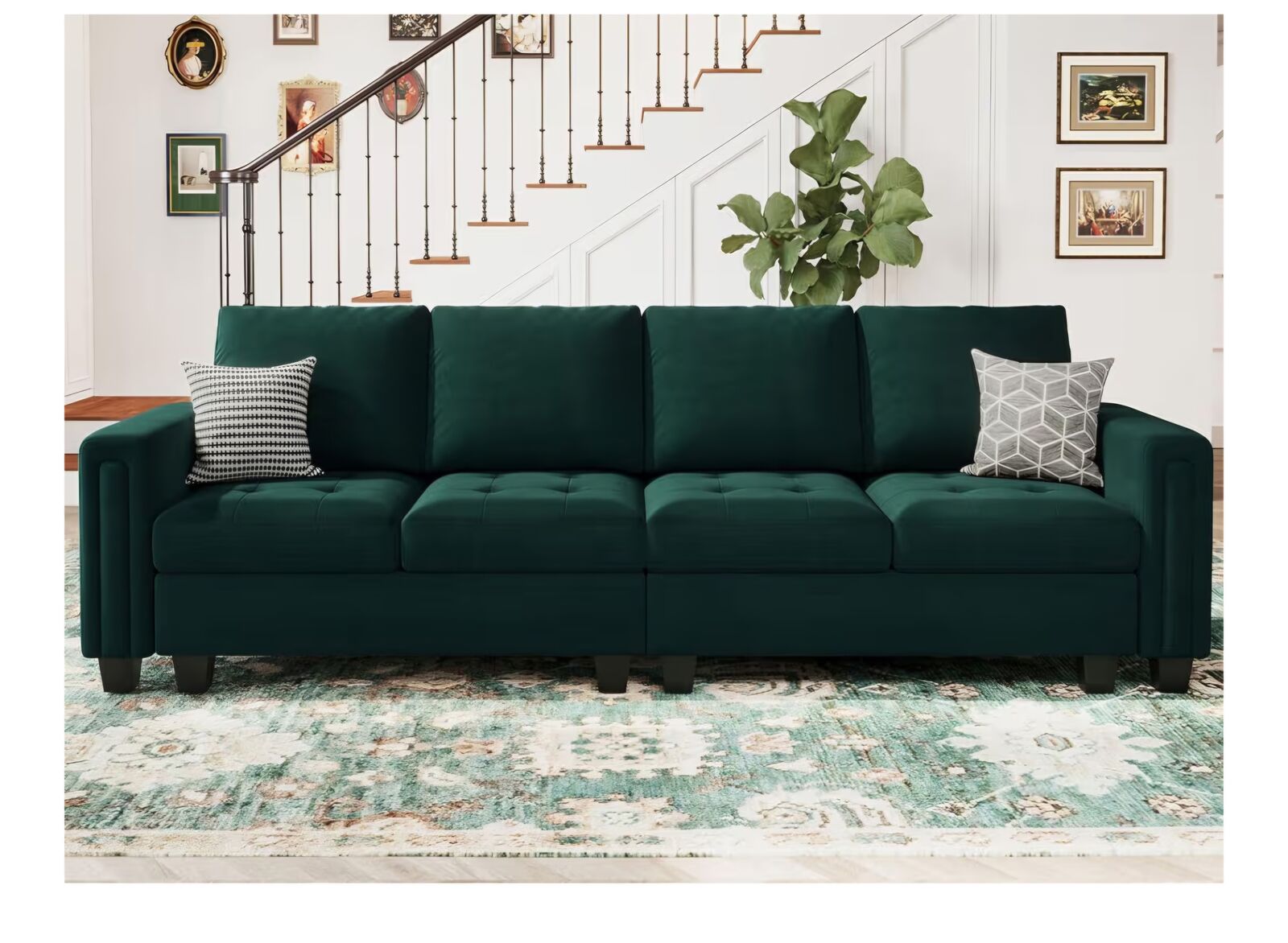 Large Green Couch
