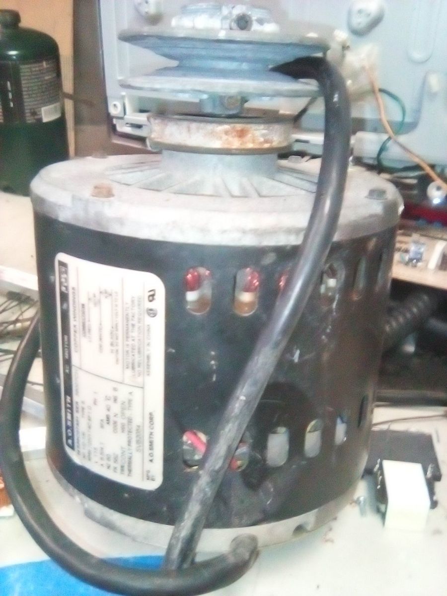 A.O. Smith 1/2-1/6 hp AC Motor with Pulley - Used