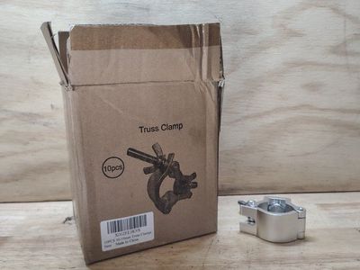 10PCS 30-35mm Truss Clamps, Stage Light C Clamp Aluminum Alloy, Lighting Hook Mounting Clamp