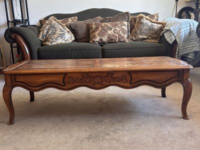 Vintage Mersman 1960s Wooden Coffee Table (16-903)