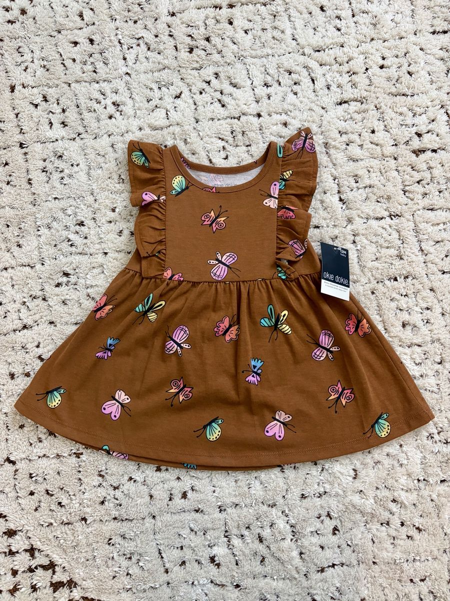 Brown Buttery Dress - Size 12 Months