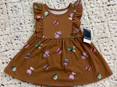 Brown Buttery Dress - Size 12 Months
