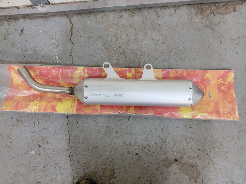 Ktm/ Gasgas exhaust silencer muffler