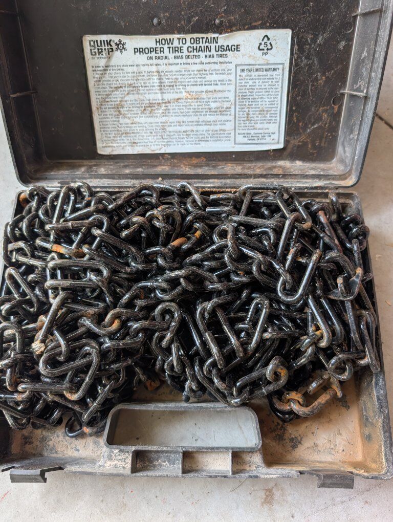 Snow Chains for light truck/SUV, unused