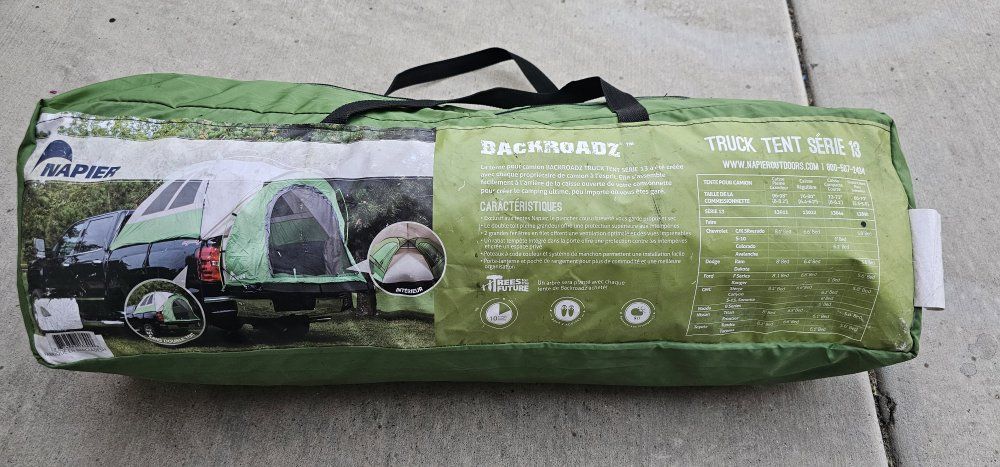 Napier Backroadz 13 Series Green Truck Bed Tent (Model 13890)