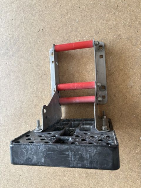 Fishing boat trolling motor bracket