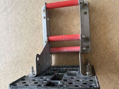 Fishing boat trolling motor bracket