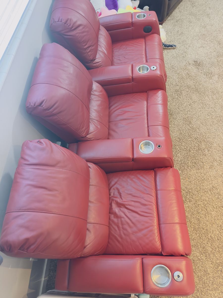 Recliner theater chairs