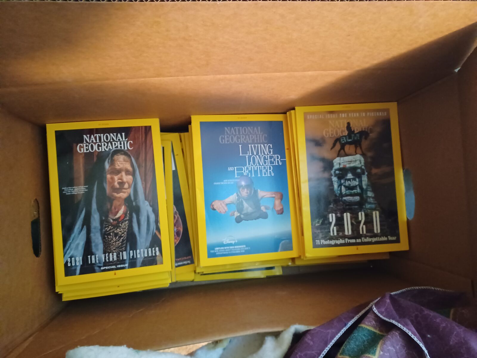 National geographic magazines