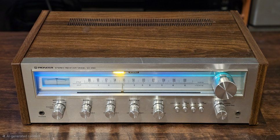 Pioneer SX-450 Vintage Stereo Receiver – Serviced