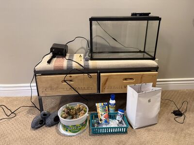 Top Fin Fish Aquarium With Accessories