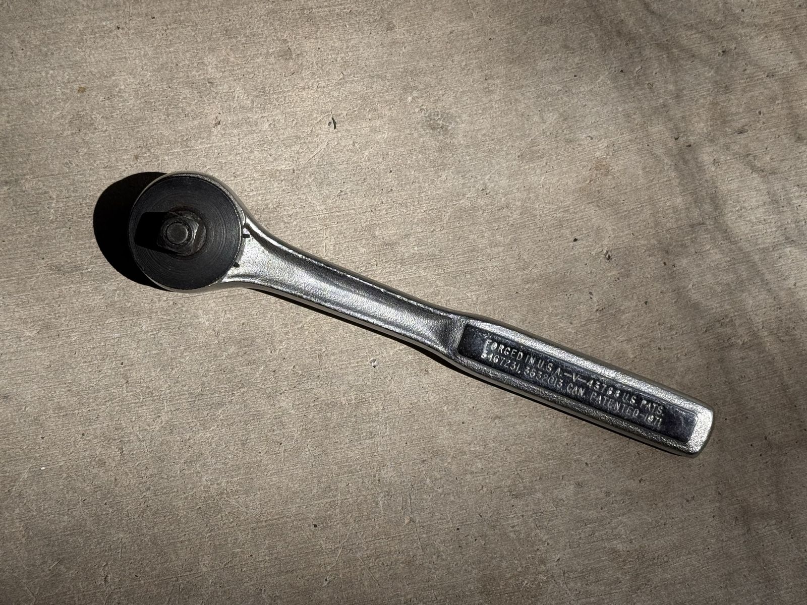 Craftsman 3/8" Drive 43788 Thumb Wheel Ratchet