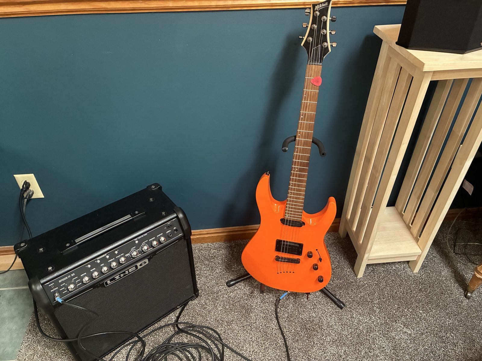 Nice, new condition guitar and amplifier. $200 for both. 