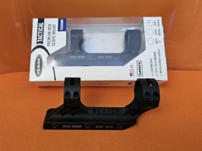 Weaver made in USA scope mounts 30mm and 34mm