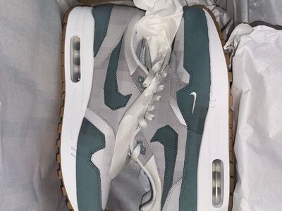 Nike Air Max 1 Low Poly Adventure Pixelated Teal Gray Size 9