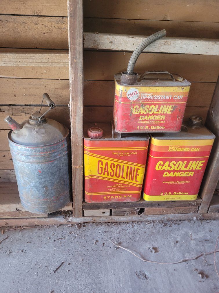 old gas cans