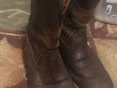 Ariat Brown Square Toe Cowboy Boots