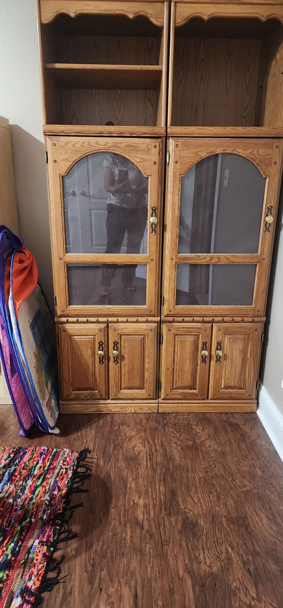 Two bookcases