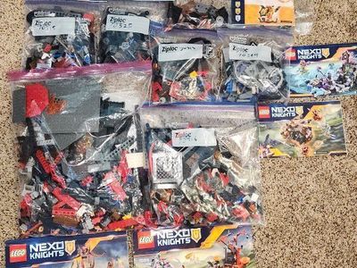 8 LEGO Nexo Knights Lot INCOMPLETE