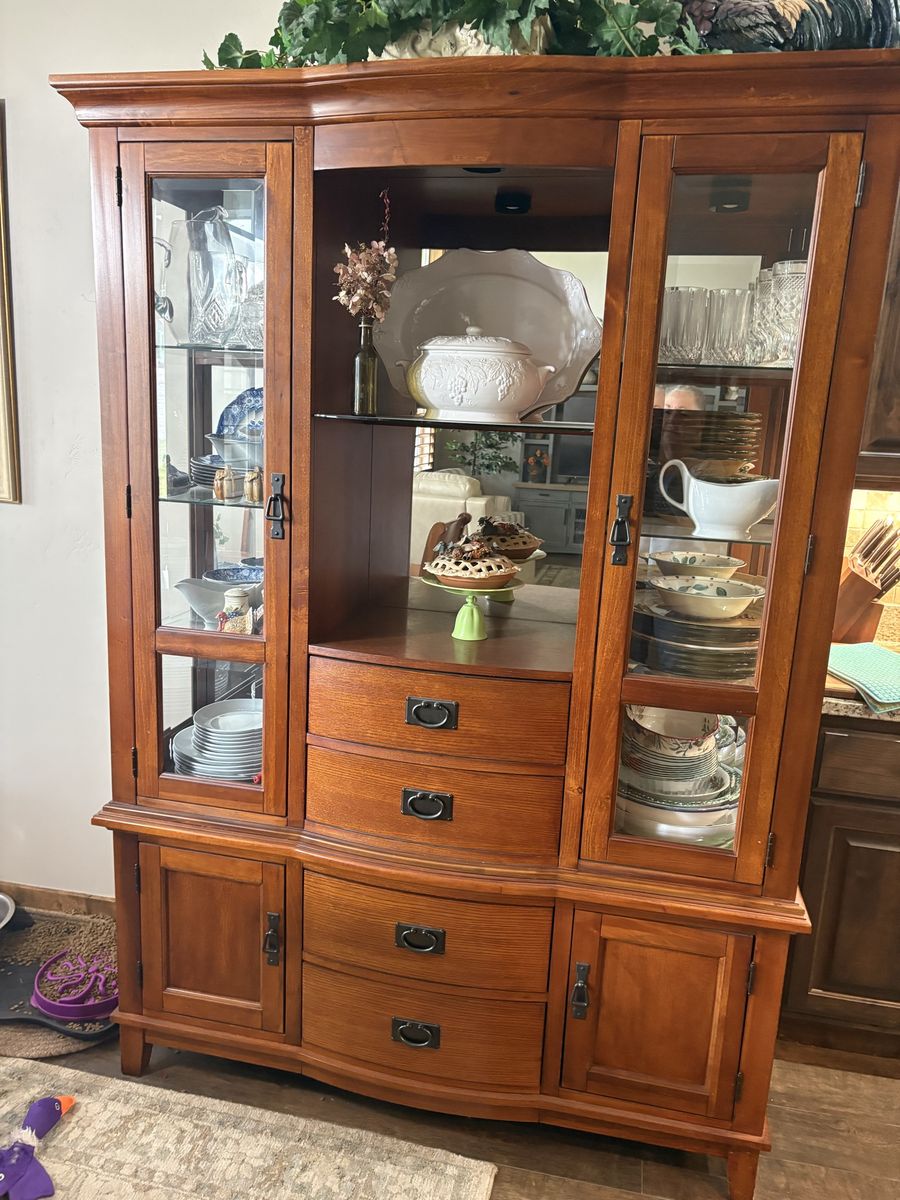 Hutch With  Matching DIning Table