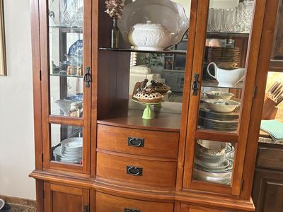 Hutch With Matching DIning Table