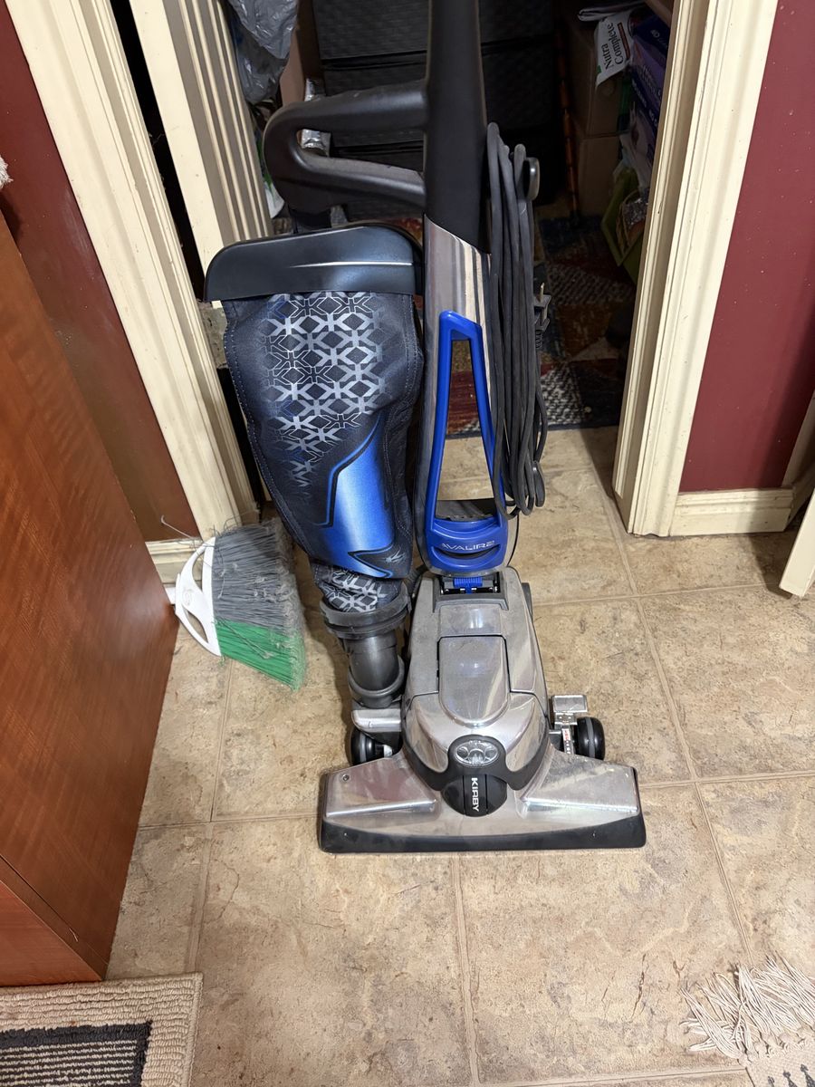 Kirby Avalir 2 Upright Vacuum Cleaner - Silver and Blue