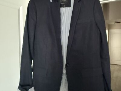 J Crew Womens Navy Blue Blazer