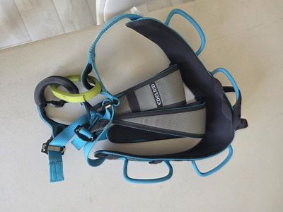 Edelrid Jay II Climbing Harness - Size S - Blue/Gray - Lightweight & Adjustable