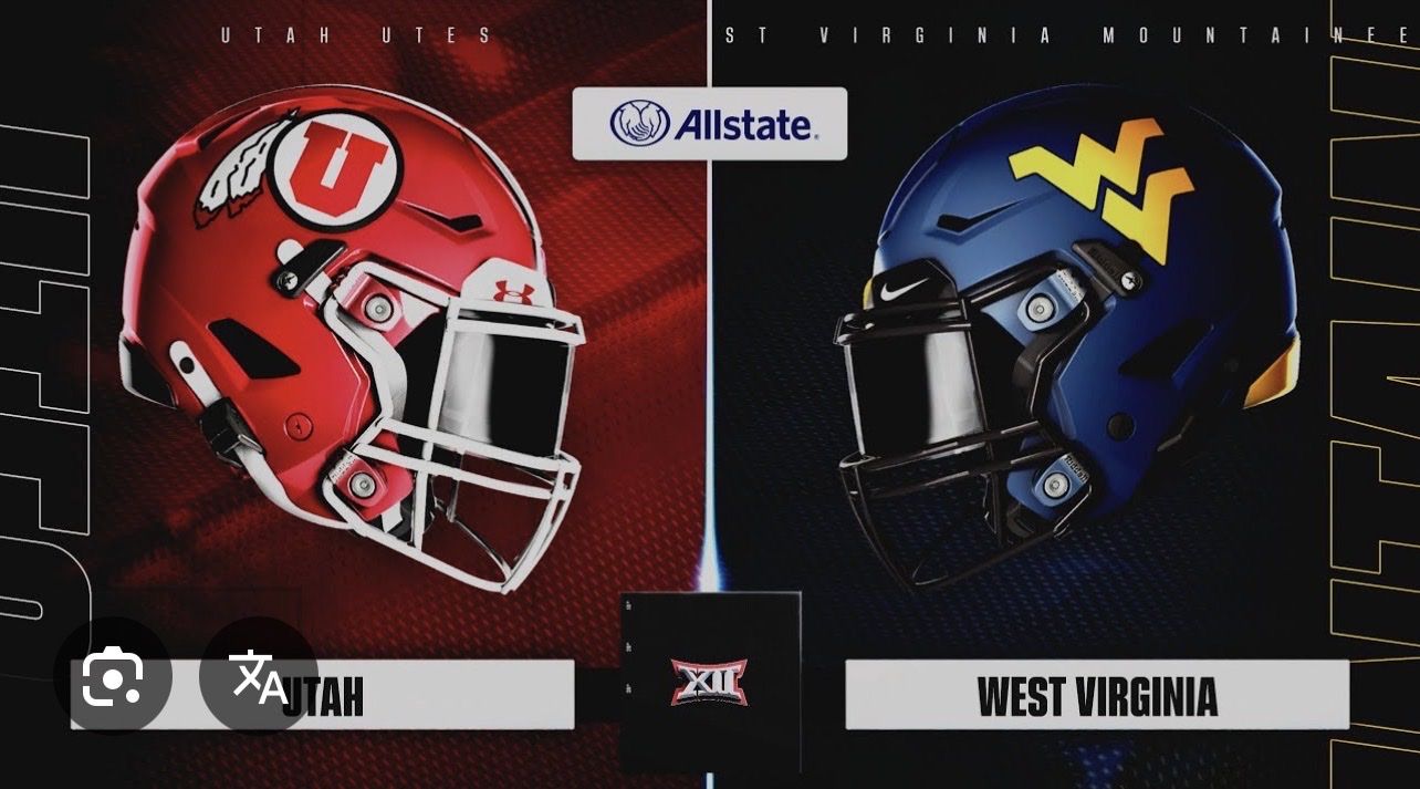 Utah vs West Virginia (Rice Eccles Stadium) 11/28/26