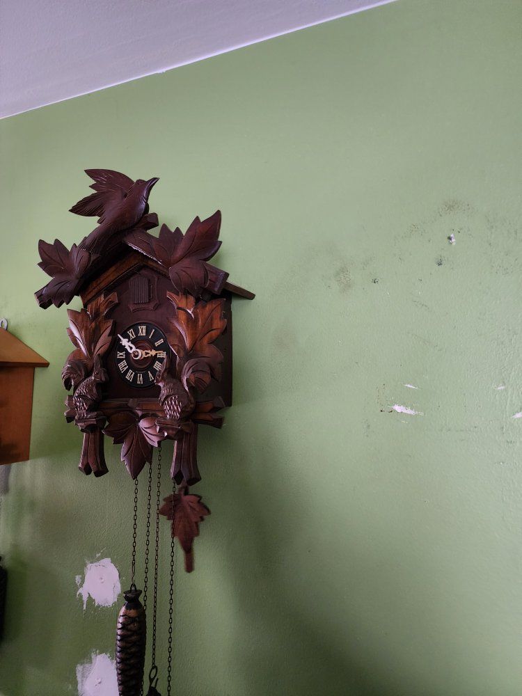 Nice squirl animated German Cuckoo Cuckoo clock