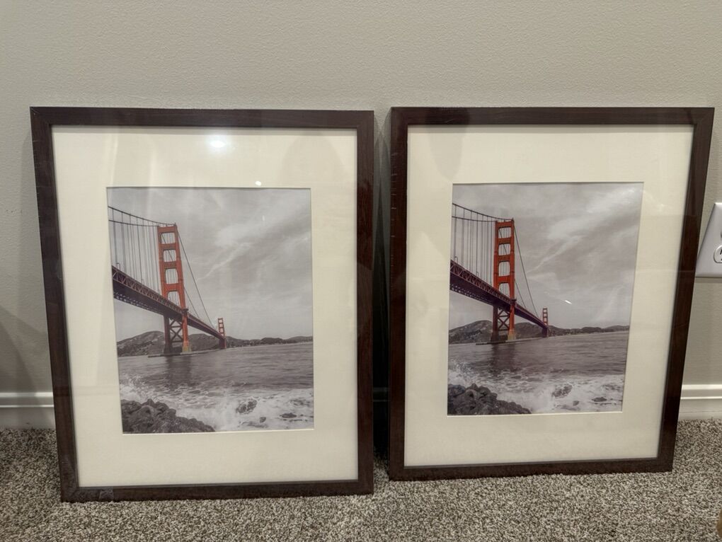 21 X 17 Dark Brown Picture Frame