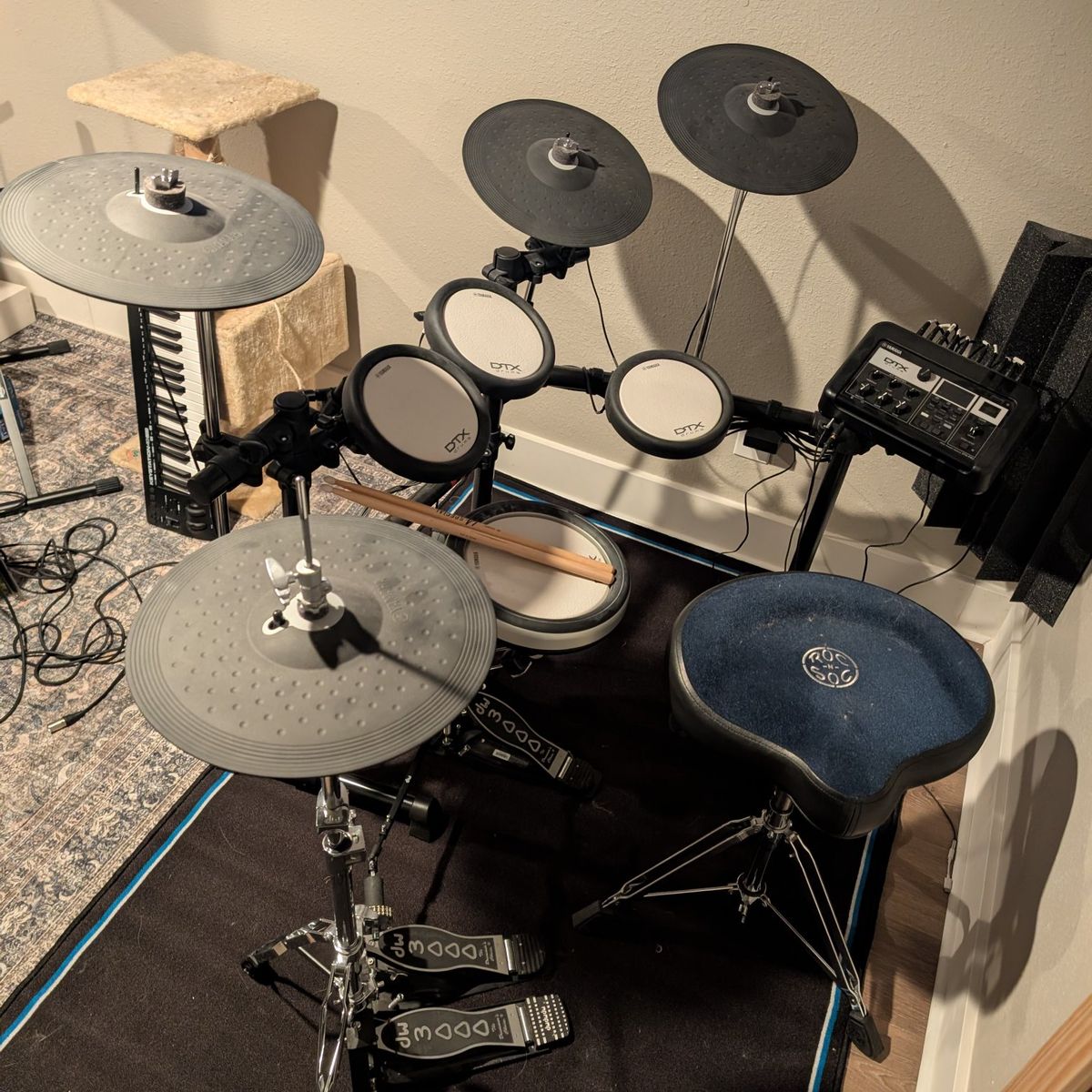 Yamaha DTX 6K3-X w/bass drum pedal