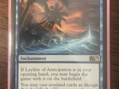 Magic: The Gathering Leyline of Anticipation M11 Blue Enchantment Card (61/249) Charles Urbach
