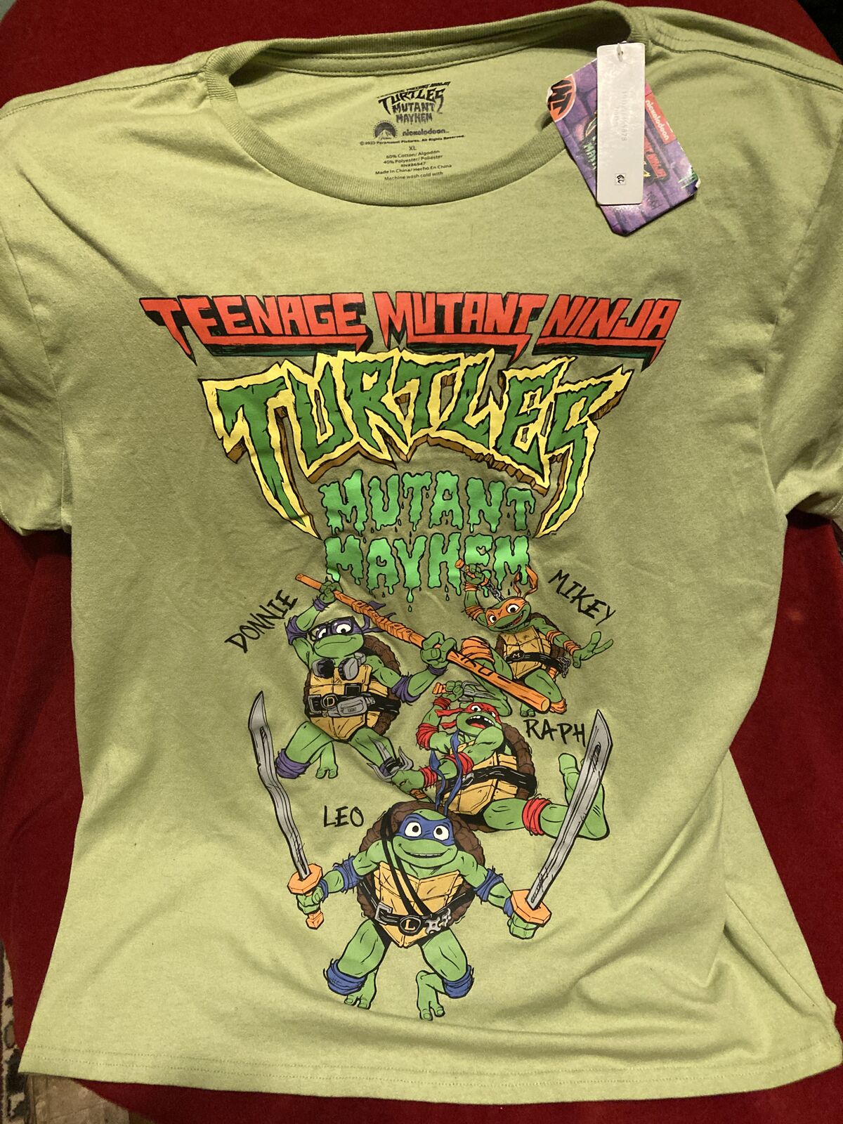 Teenage Mutant Ninja Turtles Mutant Mayhem T Shirt New