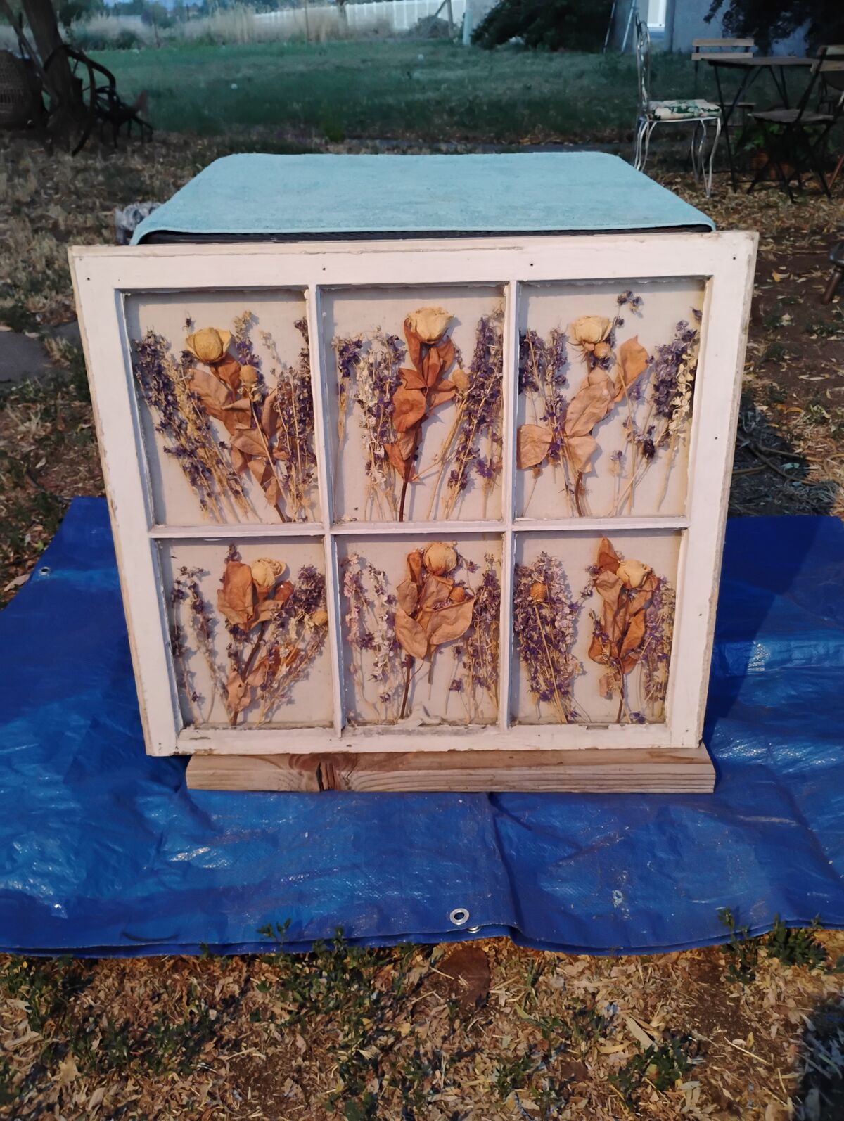 Antique Window Shadow Box