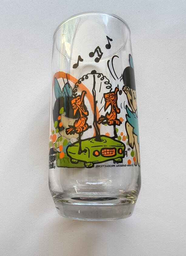Flintstones Betty rubble glass