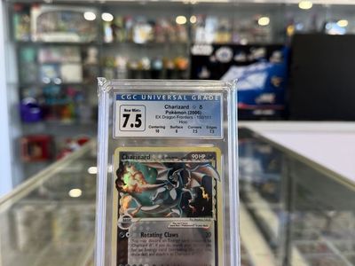 Pokemon Pokemon Charizard Gold Star Holo EX Dragon Frontiers 100/101 CGC 7.5