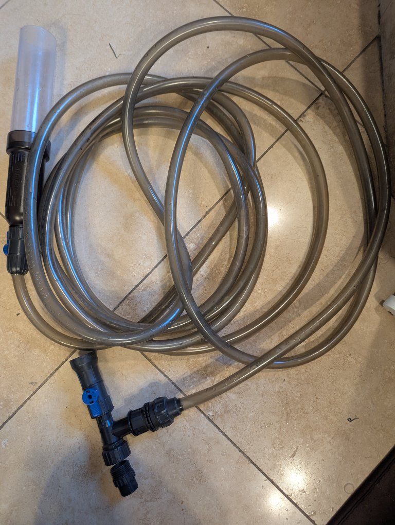 Aqueon Aquarium Water Changer, 25 ft - Used Siphon Gravel Cleaner & Water Transfer Pump