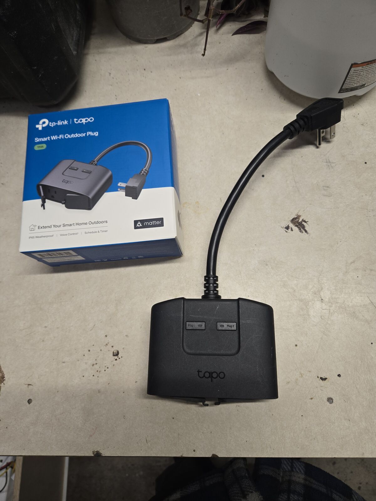 Tapo outdoor smart plug obo