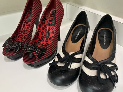 Women's Size 9 Heels: Iron Fist Stilettos & City Classified Oxford Heels $10 for both