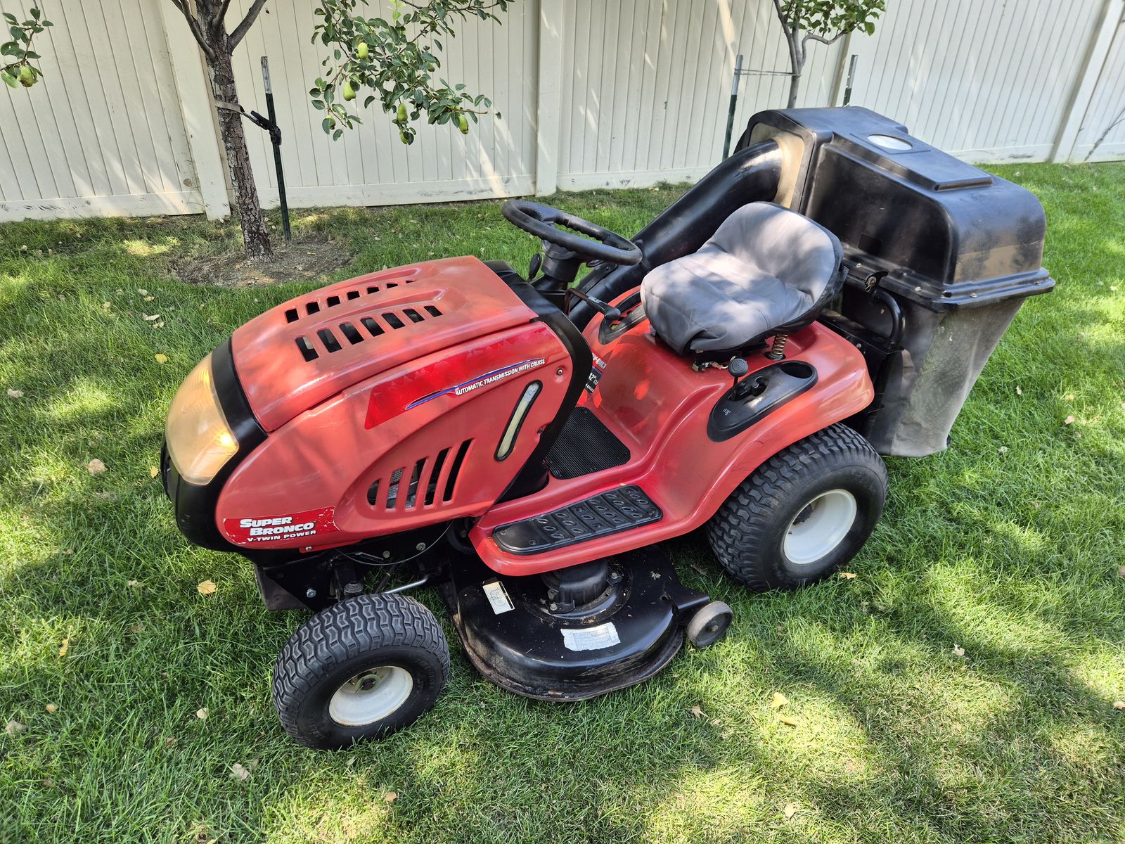 Troy Bilt Riding Mower with Bags