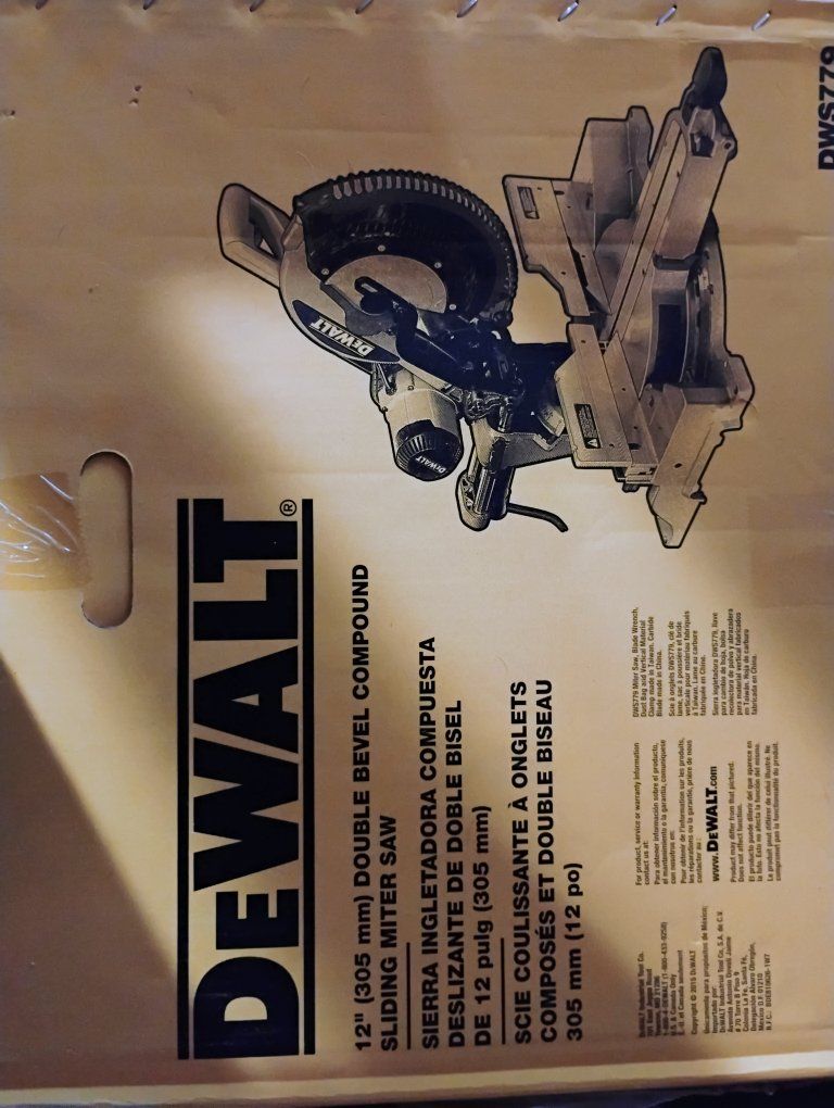 **NEW DeWalt 12" Miter Saw