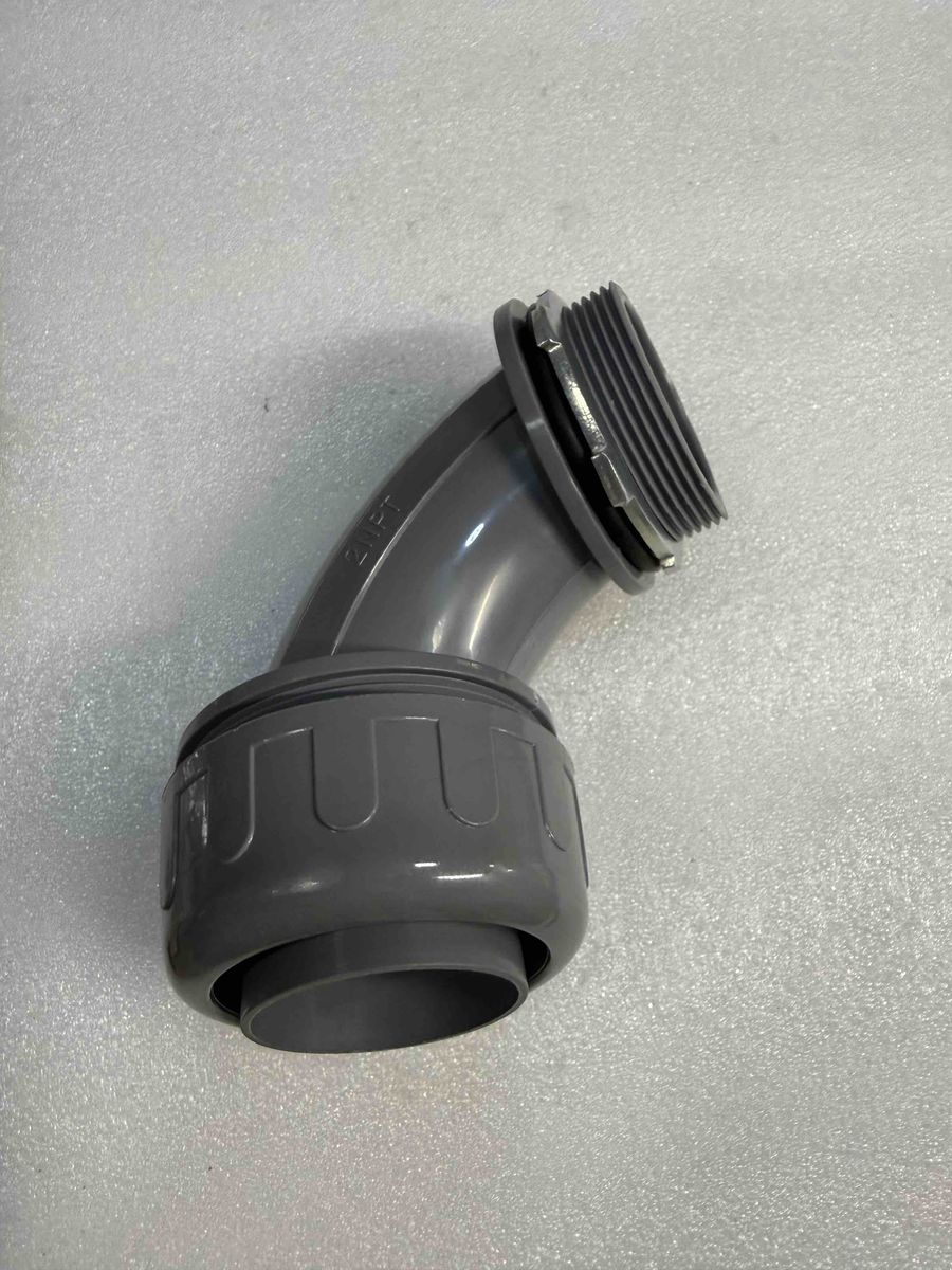 Teddico 2" nylon 90 degree liquid tight connector