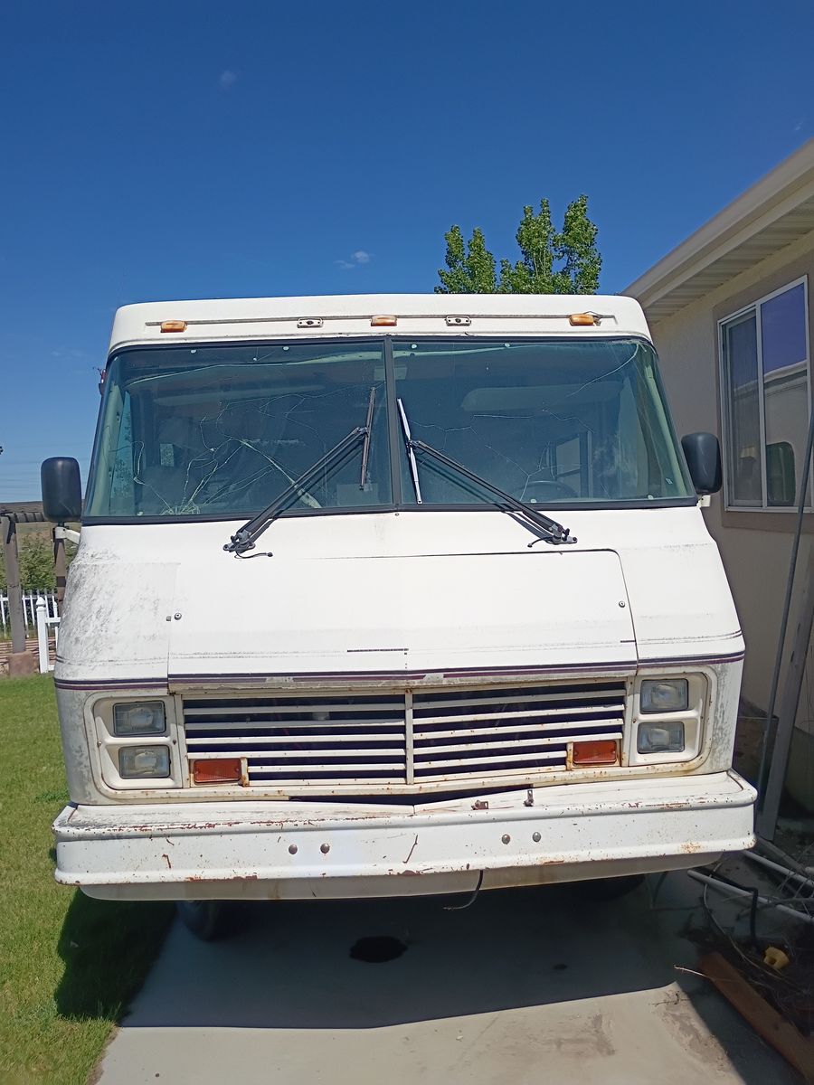 R.V. ($40) with John Deere chassis. Ford engine from 1988