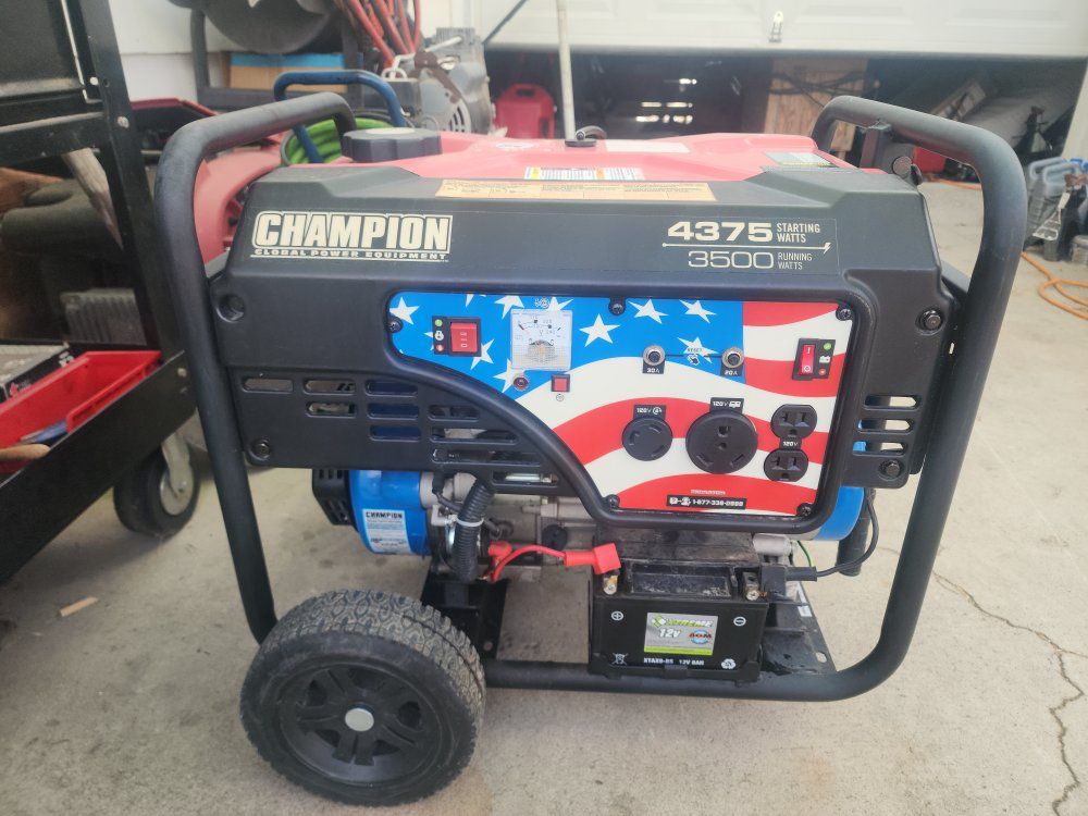 Champion 3500 watt generator $400 OBO