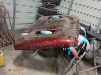 2022 Jeep Rubicon used hood with a little bit of corrosion