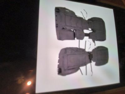 2020 GMC complete rear seat cover.