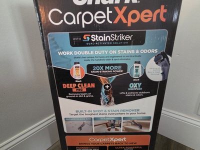 Shark CarpetXpert EX201 Pet Power Carpet Cleaner w/ StainStriker - New, Ultra-Powerful Suction