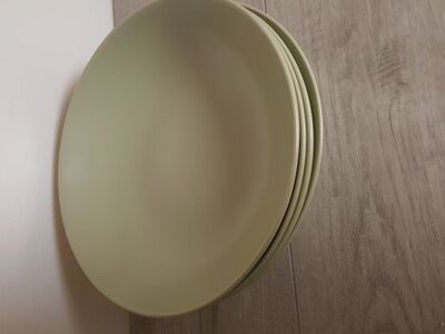Set of 4 Green Plates