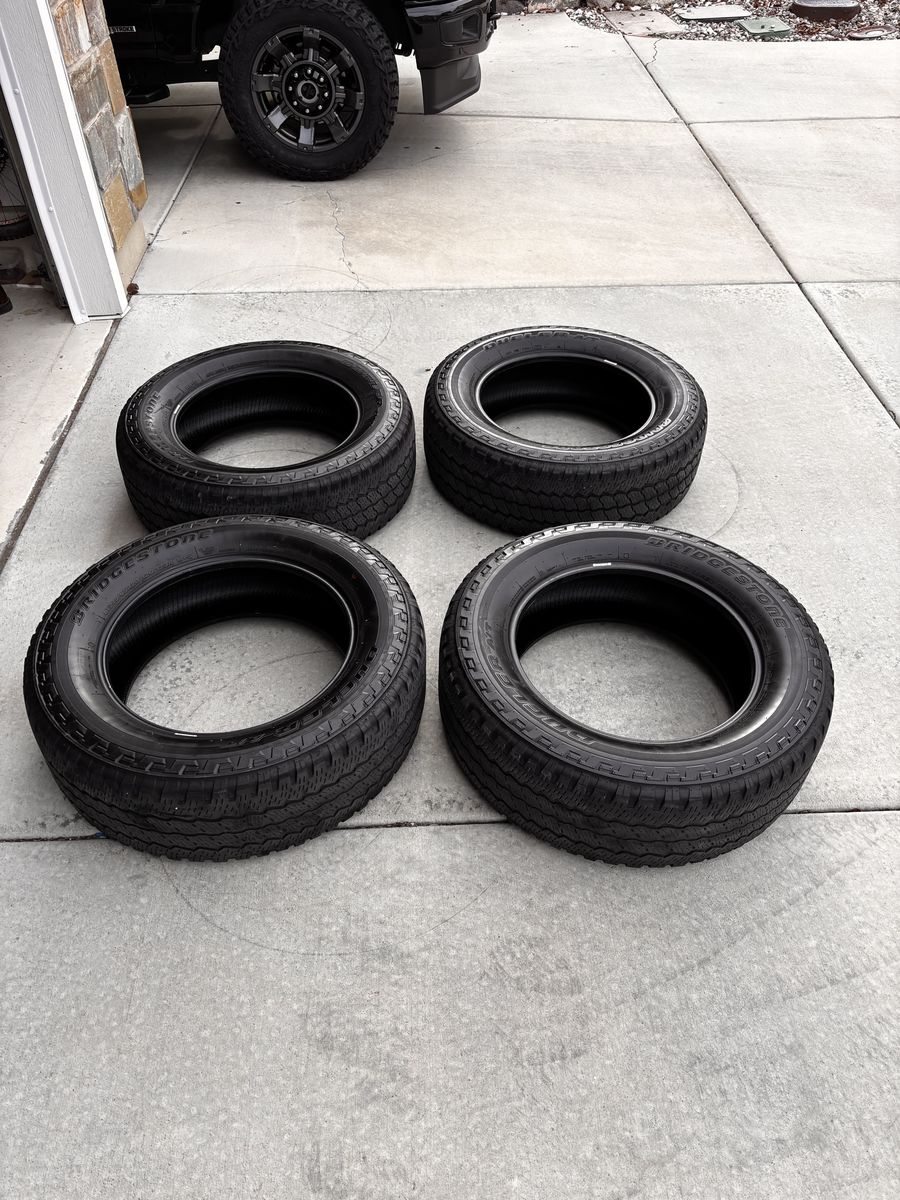 4 Bridgestone Dueler A/T Truck Tires 275/65R20 M+S